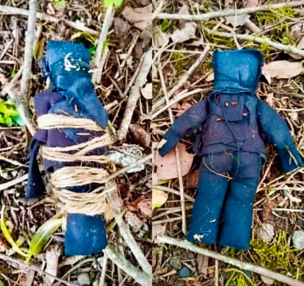 Patricia__026's tweet photo. Went out for a walk and found a doll tied up with a note that said, “Michael, I bind you to me for the rest of your life.” I don't know who Michael is, but I couldn't leave michael like that. 😭

Michael has been freed. Did I do the right thing, or have I started something? https://t.co/TP6agmd3wJ
