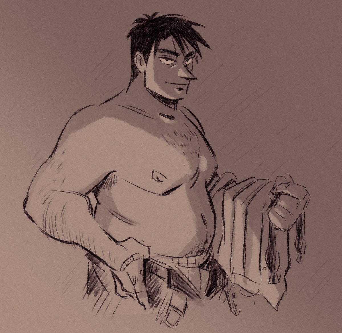 prettyokwizard's tweet photo. quick sketch because I had 🍞 on my mind https://t.co/2ABEERY8Bi