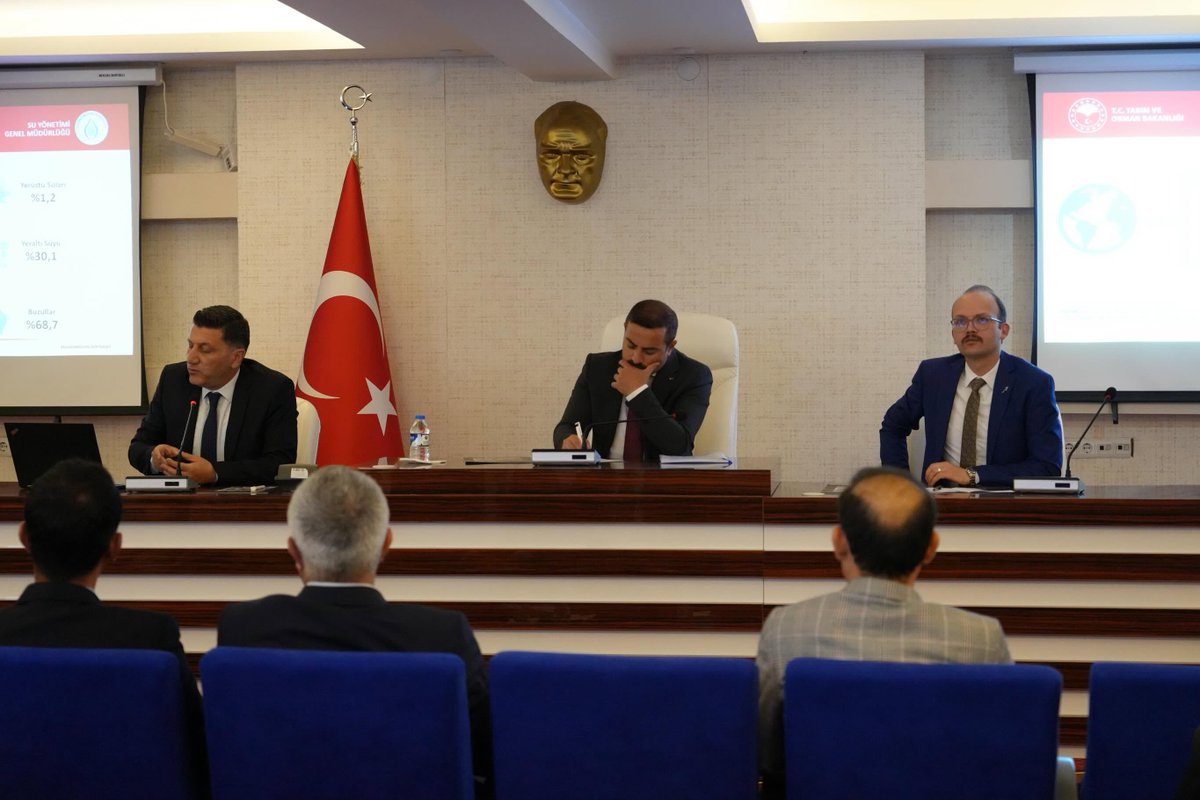 ardahantarim's tweet photo. Vali Vekilimiz Sayın Semih Cembekli başkanlığında İl Müdür Vekili Sayın Ali Cihat Toydemir ve Çalışma Grup Sorumlusu Sayın Cem Şahar katılımlarıyla Su Kurulu Toplantısı gerçekleştirildi.
@TCTarim @ibrahimyumakli @ArdahanValiligi https://t.co/ikiPuytfgR