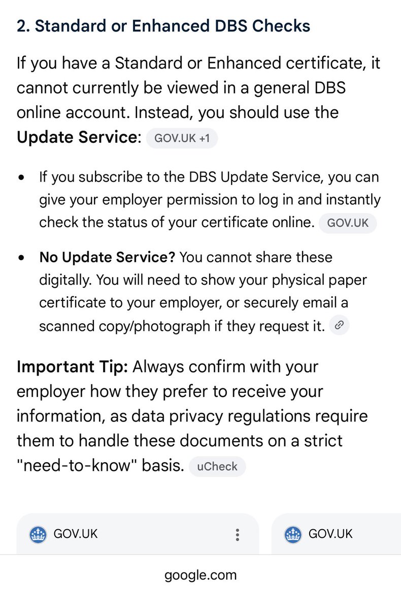 kellahi2002's tweet photo. @dess_o @RobKenyonReform He can provide a current DBS certificate. Up to a company if they want to do a new check https://t.co/ywpL4TpJ9b