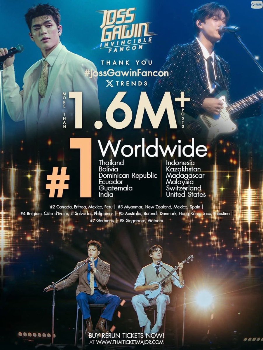 JGsupportIndia's tweet photo. Dear Indian JGs,

Last time, we proudly claimed the No. 1 spot for the Fancon.

This year, as we gear up for the Concert, let's come together once again and reclaim that top spot.

Let's show our love and support louder than ever.
#JossGawinConcert
#JossGawin https://t.co/59Z6MpO7ui