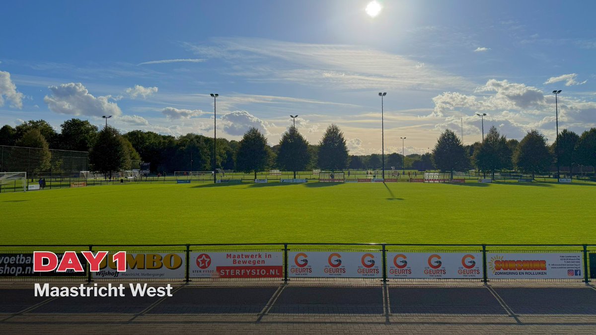 mvvcup's tweet photo. 【DAY 1｜PLACE】

The first day of the MVV Maastricht Cup will take place at ‘Maastricht West’, a multi-purpose sports complex. Conveniently located near a highway exit, the venue is easily accessible - just a 10-minute drive from Maastricht city center and a 20 minutes drive from Maastricht Central Station.

The facility offers locker rooms, food and beverage areas, two artificial turf pitches, four natural grass pitches, and one baseball ground. Adjacent to the complex is a municipal sports center equipped with a swimming pool, gym, and indoor sports hall, making it an important hub for local sporting activities.

Currently utilized as the MVV Maastricht youth training facility, it is shared with a local amateur club. Providing an excellent environment where young talents develop their skills every day and supporting grassroots sports, Maastricht West serves as the perfect stage to kick off the MVV Maastricht Cup.

📅 August 15, 2026 Sat

📍Place: Maastricht West

(Negenputruwe 5, 6218 RA Maastricht, Netherlands)

🔗https://t.co/1SuLJoxLNZ