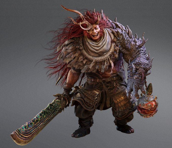 Capcom_AR's tweet photo. خصمٌ جديدٌ جبّار، شوتن دوجي هو غينما عملاق اتّخذ جبل أُوي معقلاً له. لكن هل هو حقاً الأوني الأسطوري الذي يدّعيه؟ #Onimusha https://t.co/MUS4tkkOOs