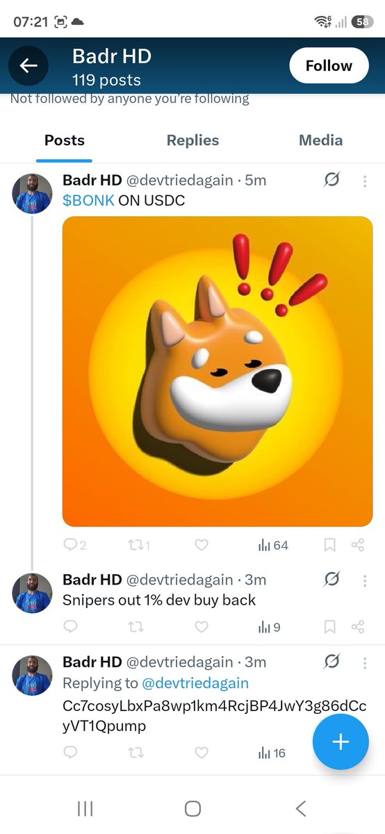 Moonboy2425's tweet photo. @devtriedagain  launching more scams.
Launched $bonk Cc7cosyLbxPa8wp1km4RcjBP4JwY3g86dCcyVT1Qpump
with 18 sol rugged it 3 minutes later for 24 sol 

Thats about 10 scams launched in less than 24 hours. https://t.co/dPFM5ozpce