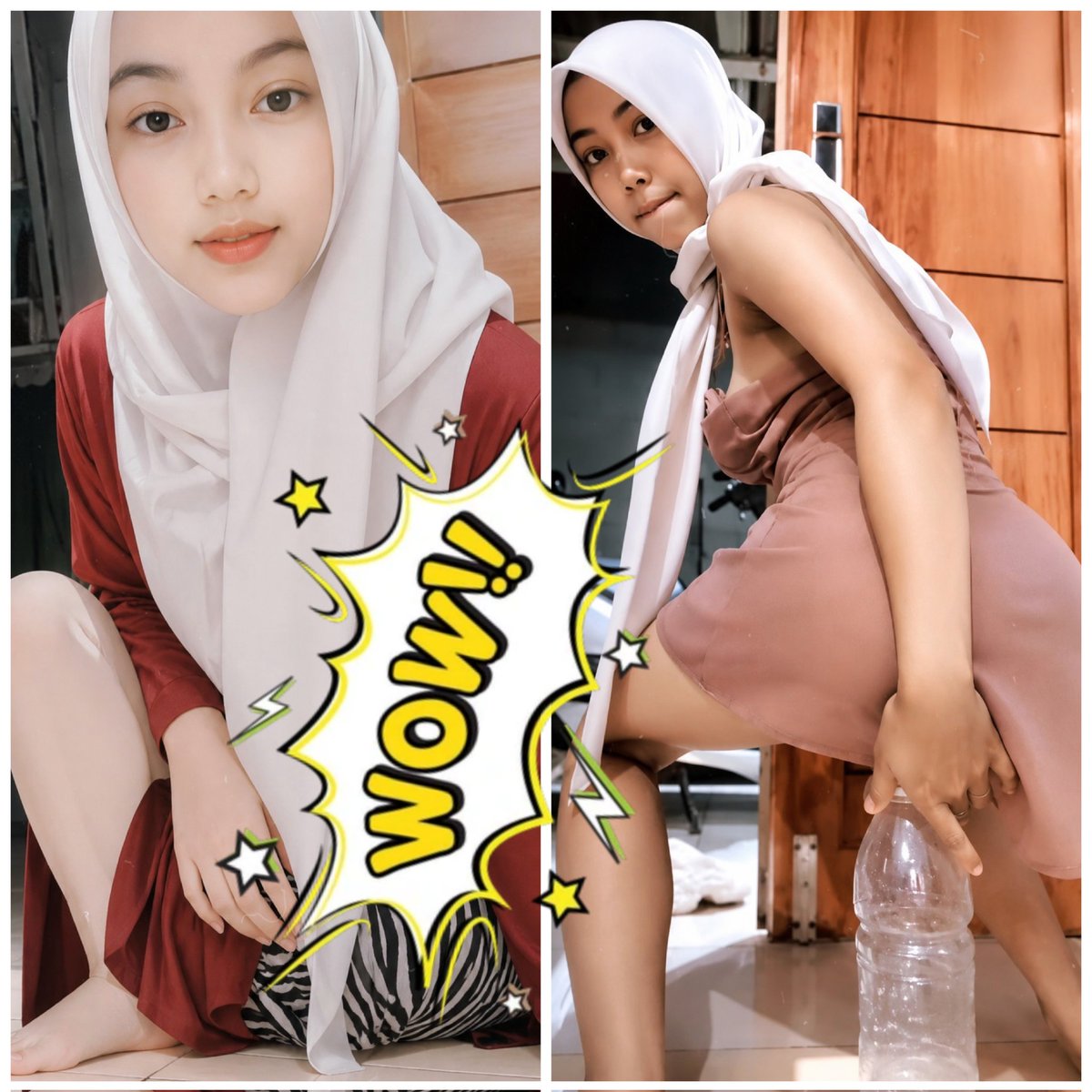 Mel0nZerihh's tweet photo. Mbak Retee 😍✨ Dah depan rumah nungguin apaan siih, kasian deh liat botol minyaknya. 

😭😭

https://t.co/aV4eyCxVk7 https://t.co/MKWFOVsaEU