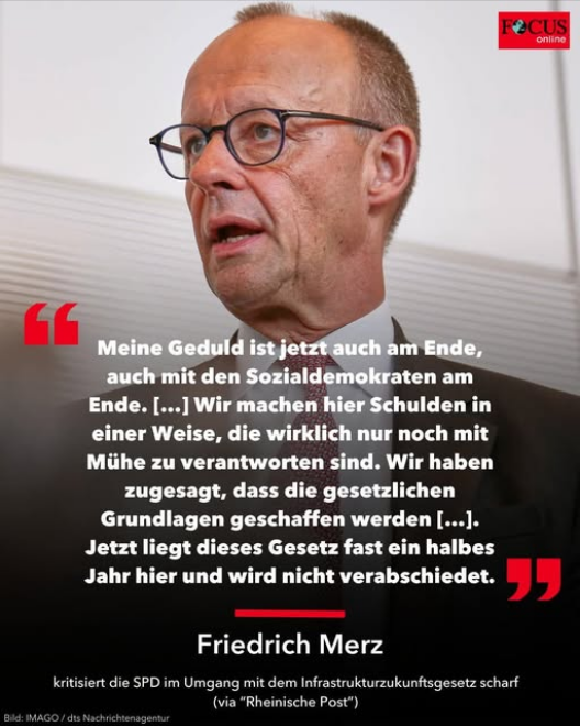 djpr's tweet photo. Was glaubt Merz eigentlich, wer er ist? Erst jahrelang die Realität leugnen, im Wahlkampf wider besseren Wissens weiter das Märchen erzählen, es ginge auch ohne neue Schulden – und jetzt die SPD anranzen, weil die eigenen Taschenspielertricks nicht mehr funktionieren. Meine Geduld mit dem Zauberlehrling ist schon lange am Ende.