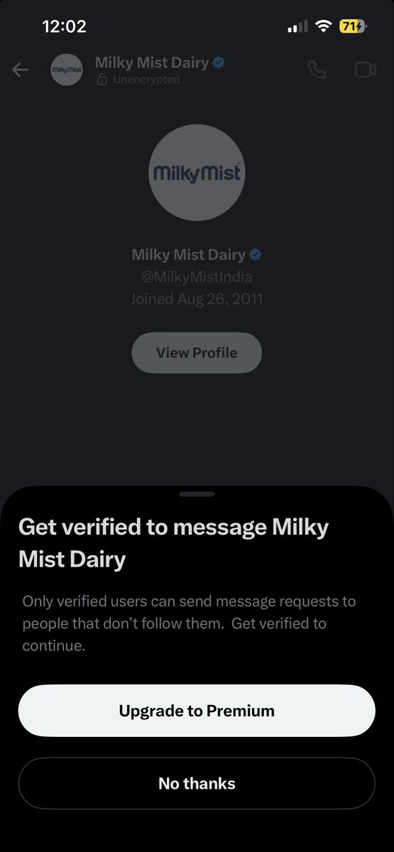 suxhr1t's tweet photo. @MilkyMistIndia @Swiggy @jagograhakjago @fssaiindia Okay now i will buy another Subscription to reach you 👍🏻 https://t.co/wKpJMf6n1Z