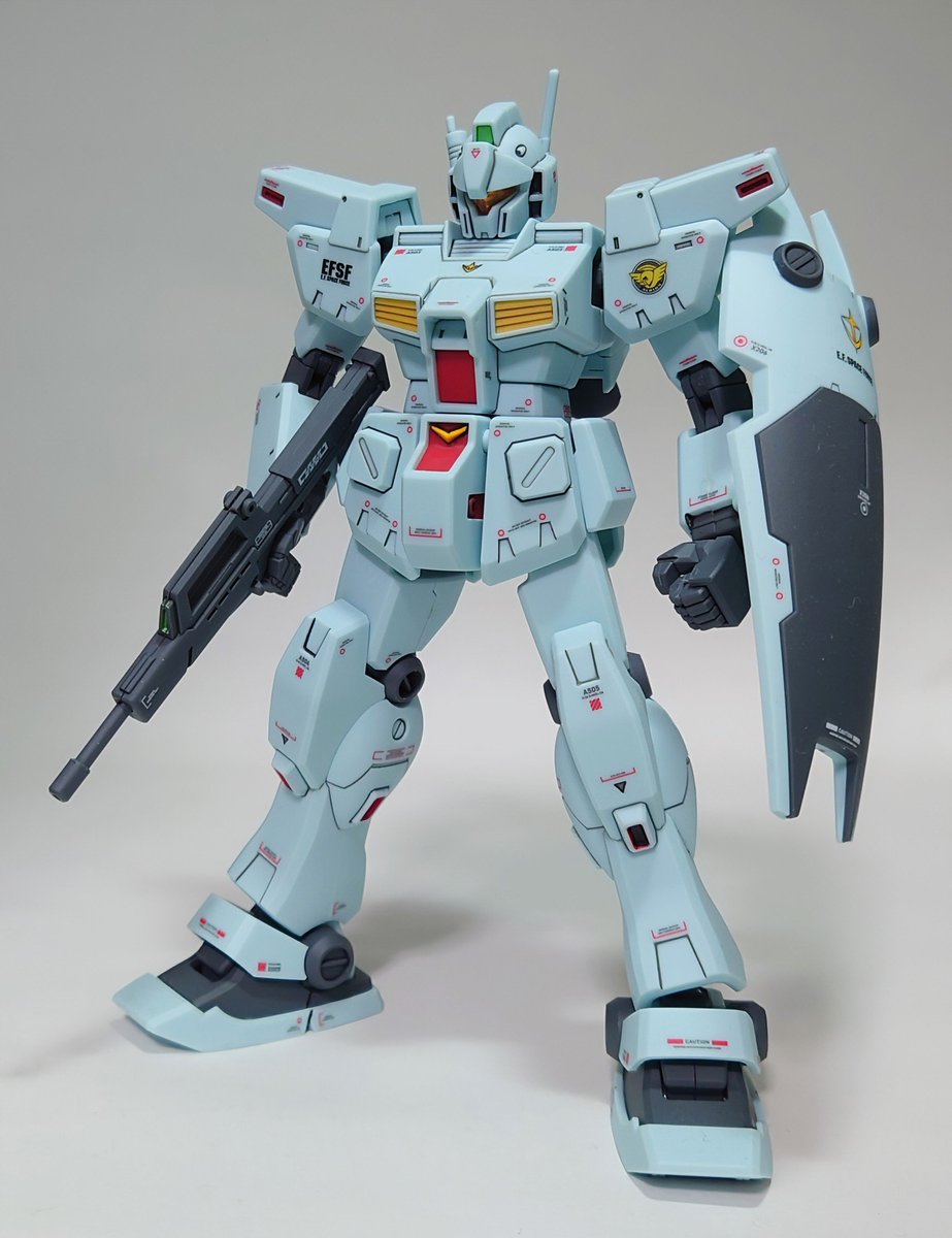 [HGUC ジムカスタム]
我が推しことサウス・バニング大尉の乗機を仕上げました。
最近デカール貼りが楽しいです。
#ガンプラ好きと繋がりたい
#プラモデルライフ 