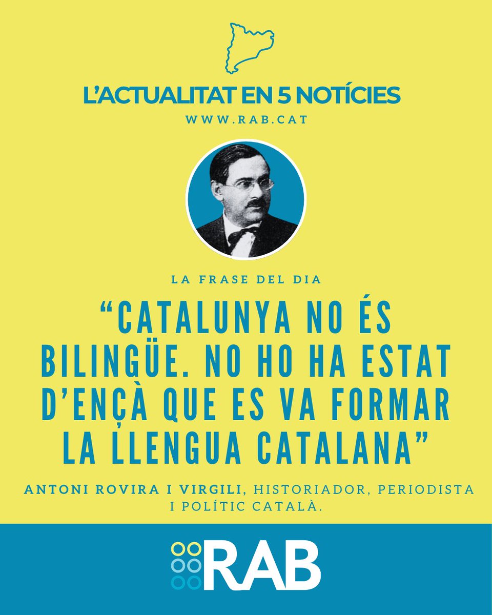 RABradioBCN's tweet photo. 🗞️ L'Actualitat en 5 Notícies | 10/06

🔶 El papa denuncia la violència masclista
🔶 Barcelona i Shanghai “ports germans”
🔶 Disney+ amplia el catàleg en català
🔶 25.000 M€ en energies renovables al Mediterrani.
🔶 L’Iran ataca bases dels EUA

📲 https://t.co/NMwVl3kFTU

#RAB https://t.co/UyQXSTnoqm