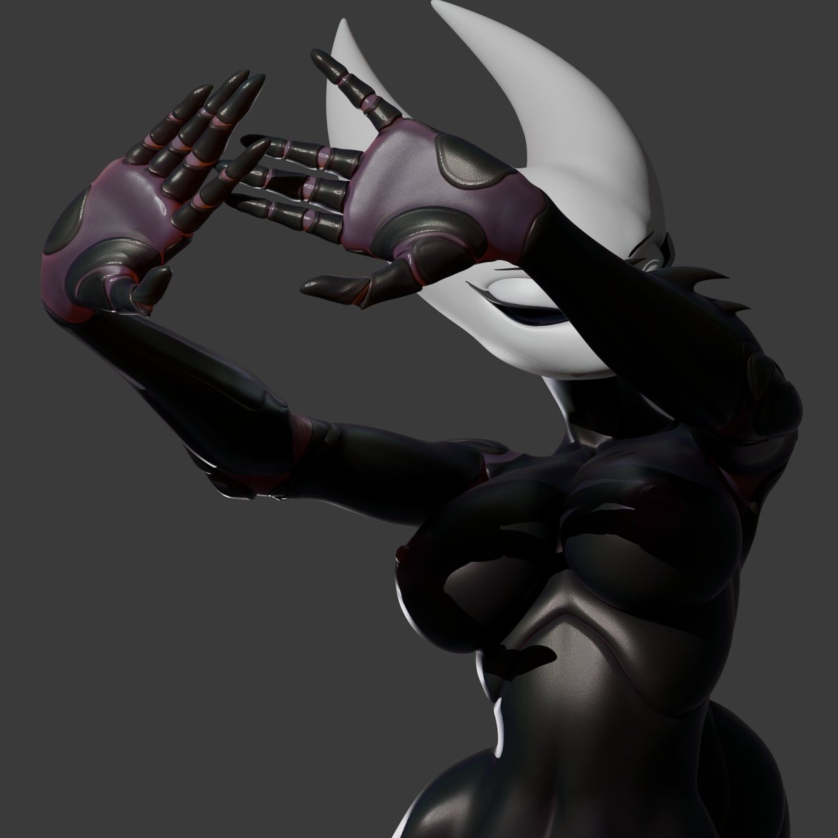 Junkawoo's tweet photo. I wanted to practice some direct lighting and how I look at reference images for this one.

Hornet model by the wonderful - @MSplashDoggy https://t.co/hQH0IwS5Wf