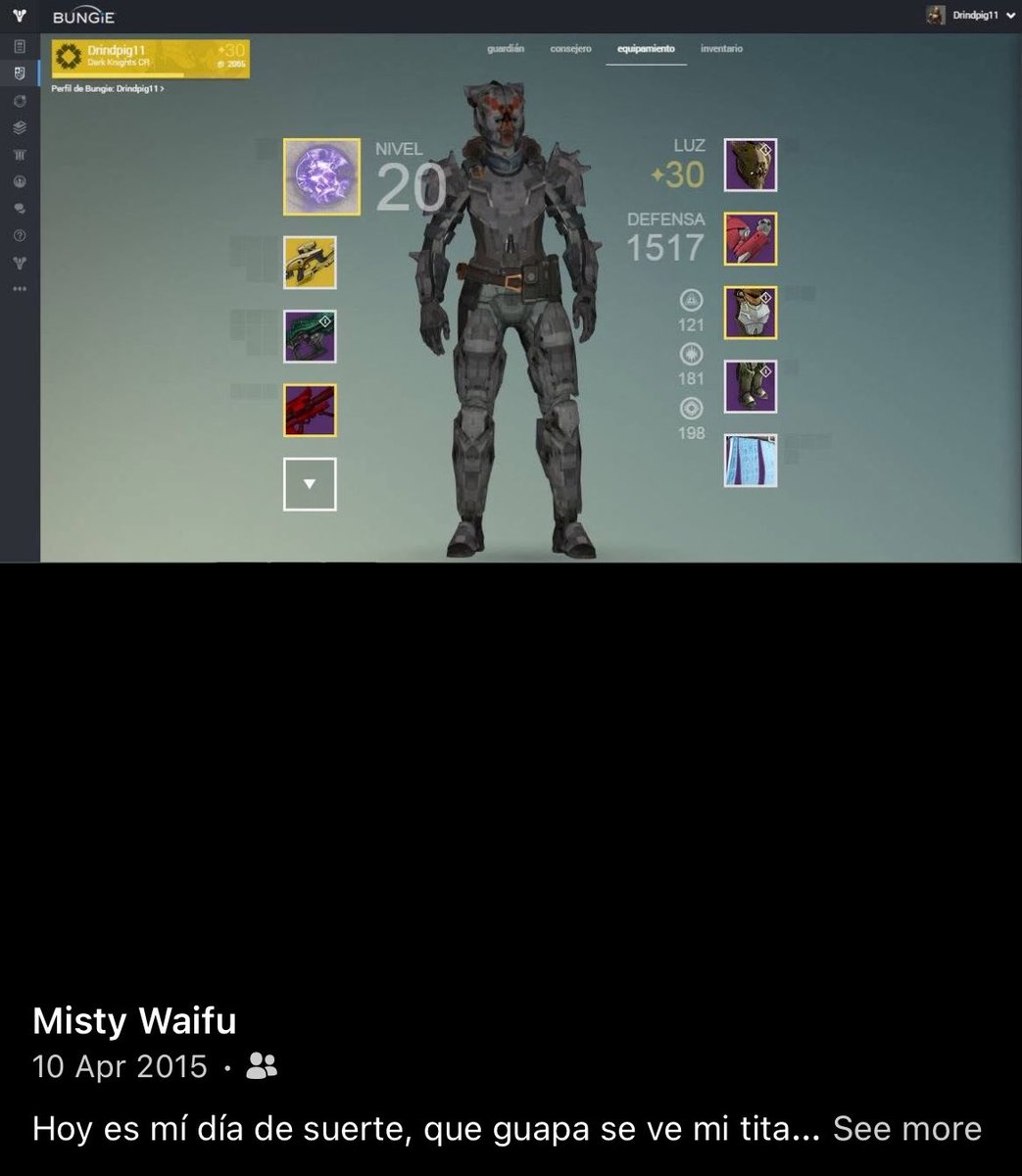 Mistywaifu's tweet photo. Mi primera foto de destiny 1 (2015)  / mi último screenshot de d2 (2026) así me despido de un juego que me acompañó mucho tiempo y que también me hizo conocer a personas muy importantes para mí, lo que hace este juego especial son los recuerdos que tienes con personas que amas ❤️ https://t.co/KhtrNn5m6Y