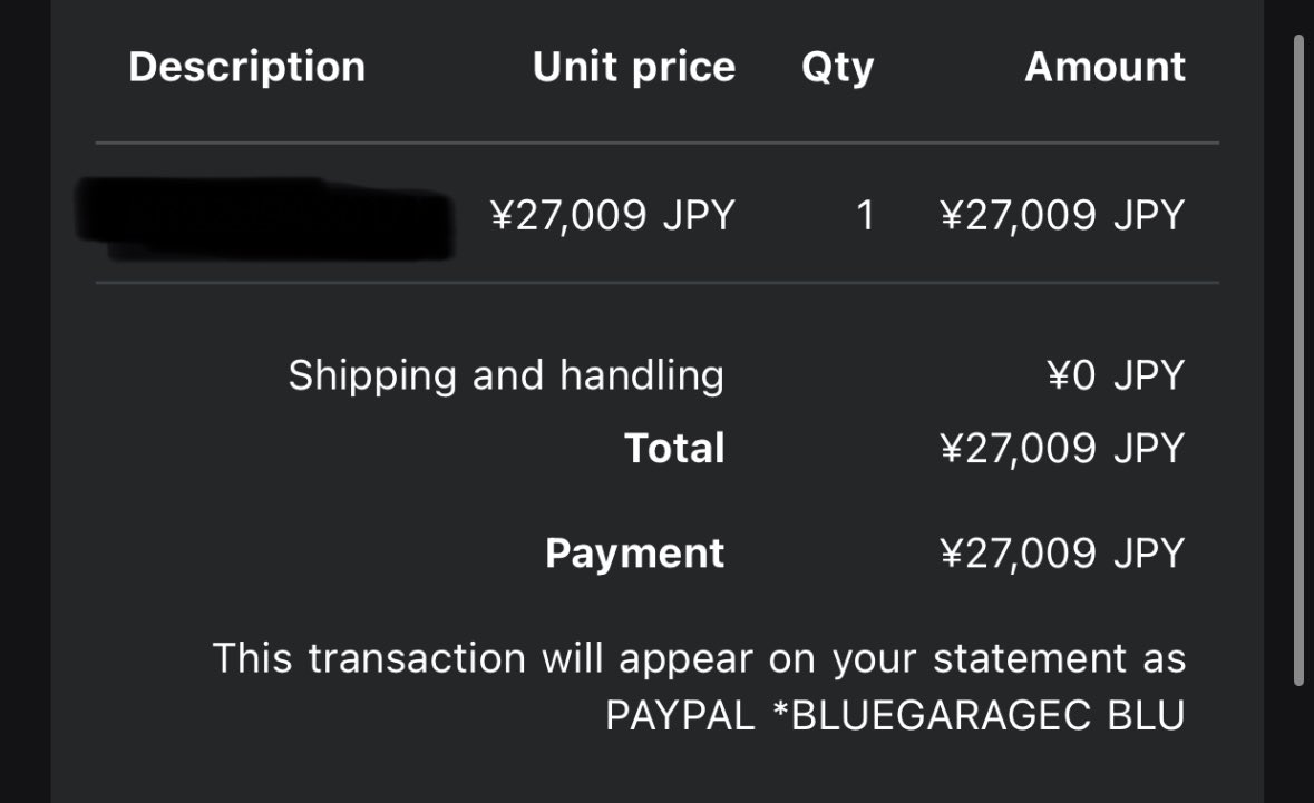 leeknow_n0's tweet photo. PayPalで決済してメール来てる方、
黒く消している部分、(本来は注文番号？)文字が青くなってる部分を押すとFANSに飛びます。そこから購入済みか確認できるはず💡

スキズ サンリオ sanrio https://t.co/8AslJW980V