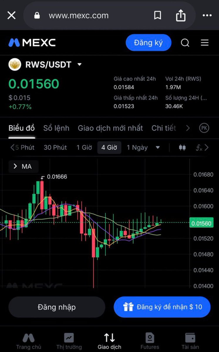 TLeghari18957's tweet photo. @MEXCVietnam Đã check “Giá token RWS” trên MEXC thành công ✅
Theo quan sát của mình, RWS đang nhận được khá nhiều sự chú ý từ cộng đồng crypto 🌍 Với xu hướng hiện tại, đây có thể là một token đáng để theo dõi trong thời gian tới 👀📈
UID: 72200207
#MEXCVietnam #Userfirst https://t.co/WdqT3HNDB9