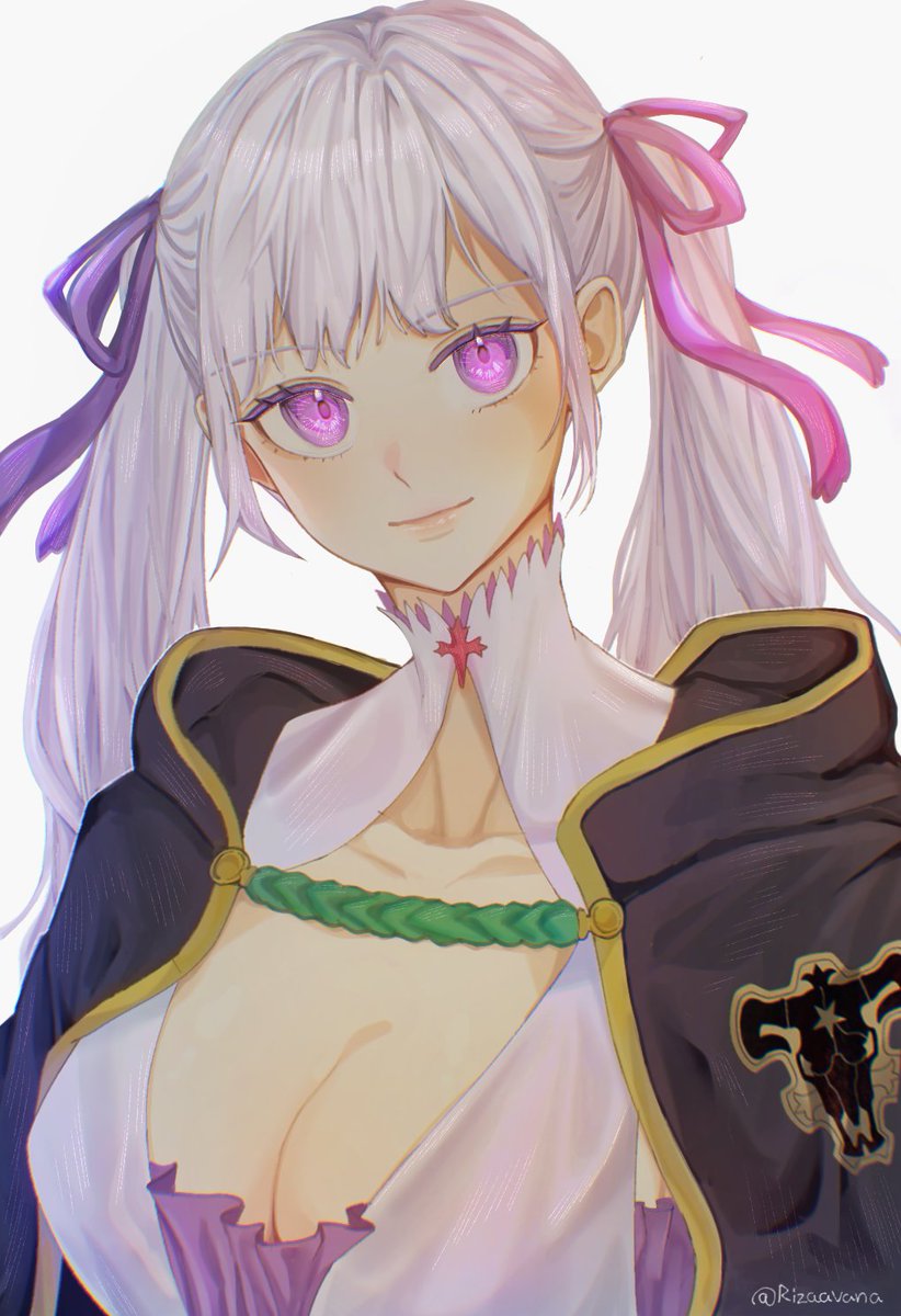 HikariSuzuki14's tweet photo. Good morning Black Clover fans, have a beautiful day 🤍💜 https://t.co/uoWRiuyXwJ