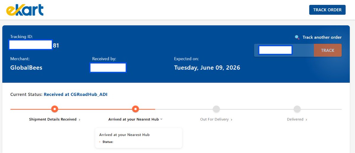 harshit_in's tweet photo. @ekartlogistics Worst services, my package has already arrived and yesterday was the delivery date but no update, no moveent, no contact number, very pathatic service @CMOGuj @jagograhakjago @TOIAhmedabad @ahmedabadmirror @PMOIndia https://t.co/FsefV25tQg