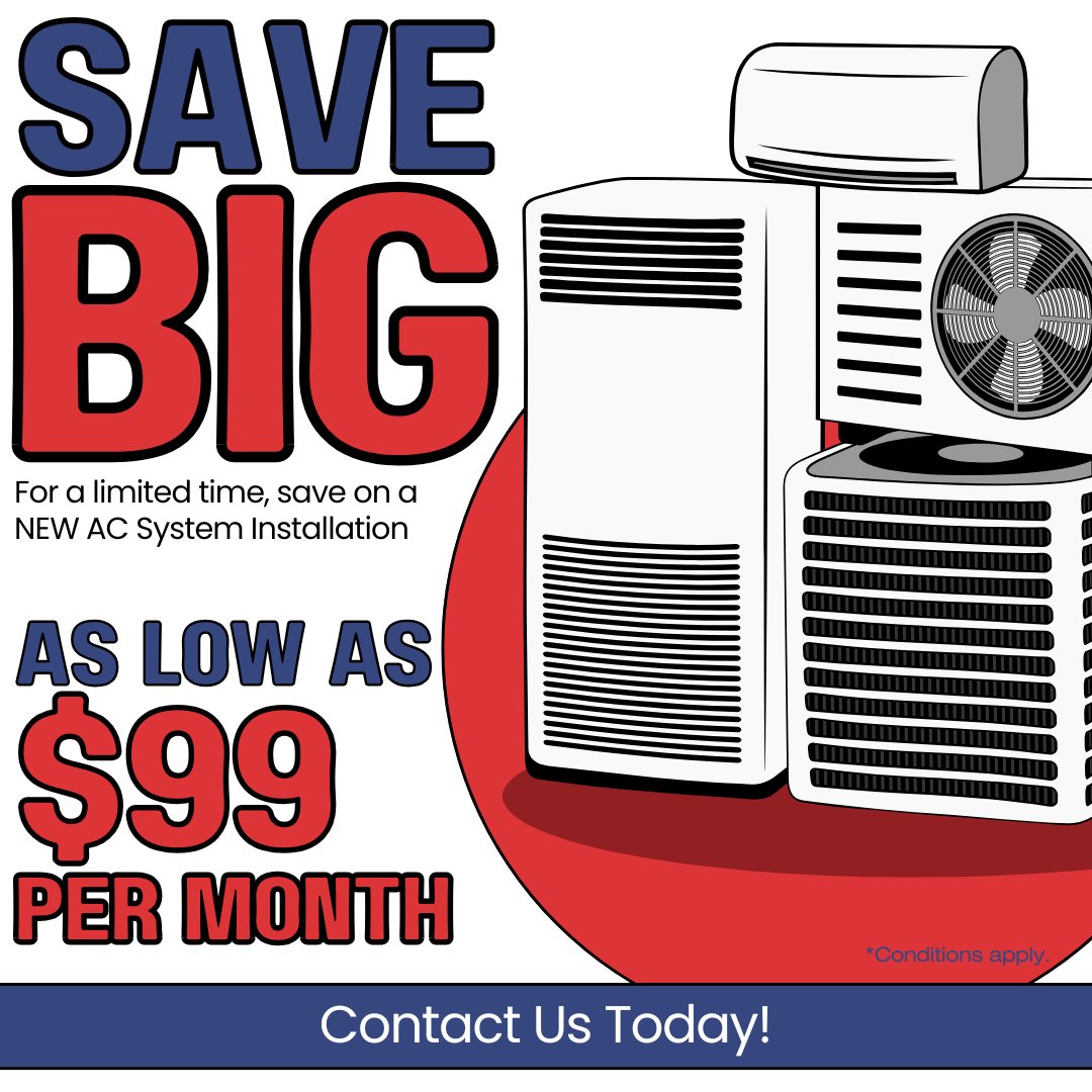 AstarHeating's tweet photo. 🌡️ Beat the heat without breaking the budget!
Get a brand-new air conditioning system installed for as low as $99/month. Enjoy reliable cooling, improved energy efficiency, and greater comfort all summer long.

Call now!
📱(845) 205-3759
💻 https://t.co/cZvkrfnDm3 https://t.co/NTc4r1Aigl