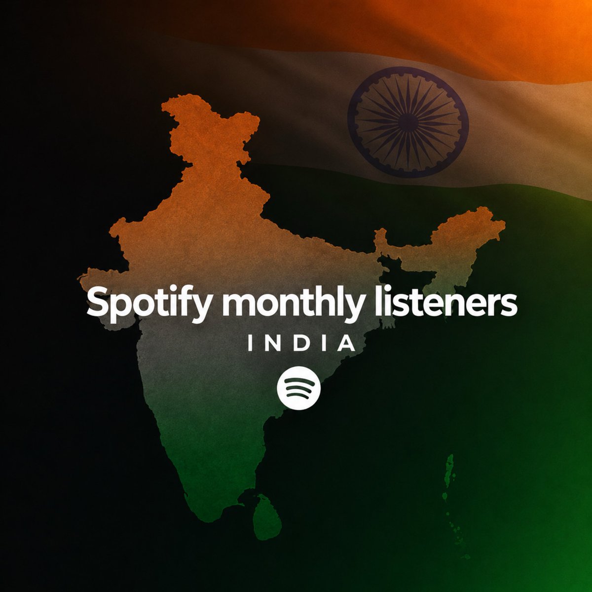JennieKimData's tweet photo. #JENNIE remains the K-pop act with the highest monthly listeners in India on Spotify, with over 1.7 million monthly listeners. 🇮🇳

• India is currently her #1 country by monthly listeners on Spotify. https://t.co/q5O5u0Nib4
