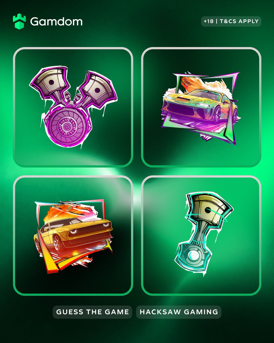 gamdom's tweet photo. Can you guess the game by these symbols? 🤔

Drop your answer and userID in the comments for a chance to win FREE spins! 🎰

💚 + 🔁 - KYC Lvl 2 verified Gamdom users only https://t.co/cd0ImvThRr