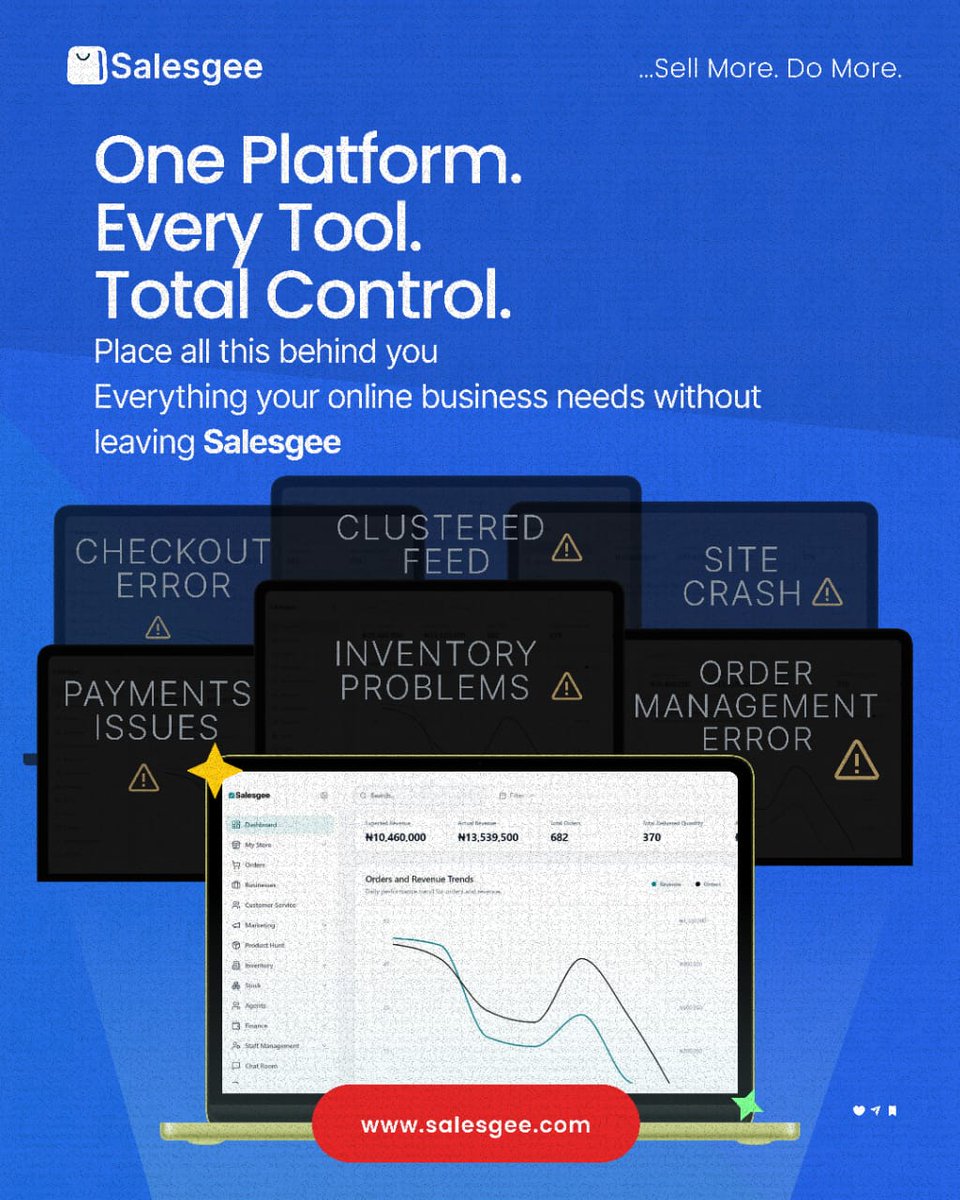 trysalesgee's tweet photo. Before you open your shop today, ask yourself: Do I really know how much stock I have left? 🤔

Many businesses lose sales because they don't track inventory properly. With SalesGee, you can monitor your stock in real time and avoid disappointing customers when products run out. https://t.co/1rMgzXhU8Y