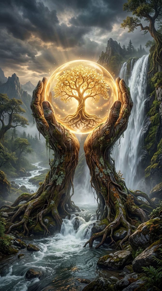 Mystical Tree of Life Landscape