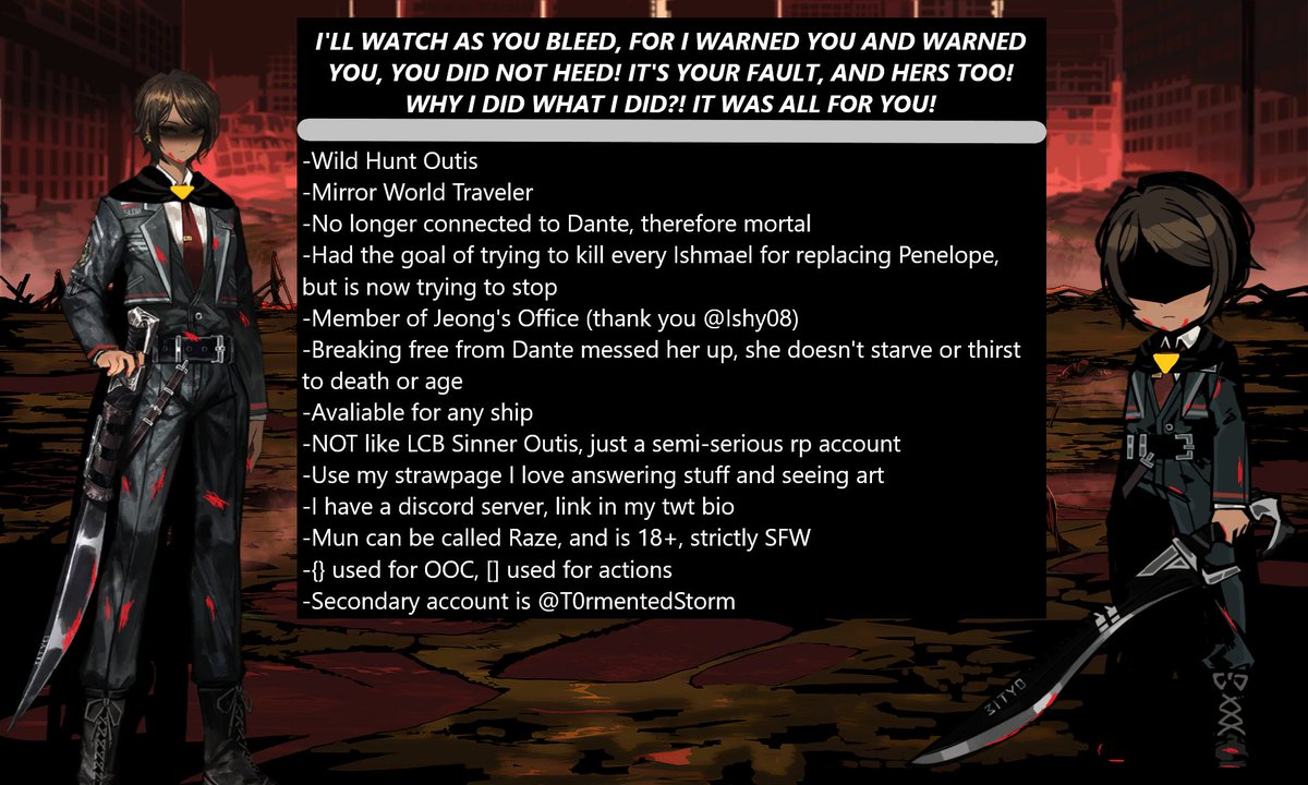 N0MansSlaughter's tweet photo. {Discord server}
https://t.co/1vn6adqW2V
{Strawpage}
https://t.co/B6JW95m39E
{More info in comments} https://t.co/rJzjkb7UW5