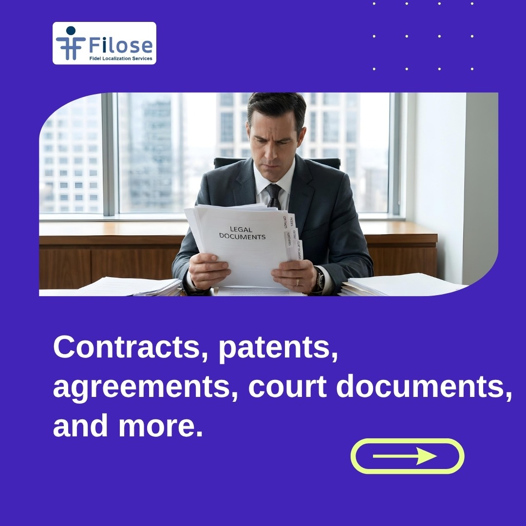 filose's tweet photo. As businesses expand, accurate legal translation is essential for contracts, agreements, patents documents to ensure compliance and clarity. 

@filose delivers precise legal translation services for legal and business needs.

https://t.co/8lA7Uuu2ee

#LegalTranslationServices https://t.co/uzi8FwmLQi