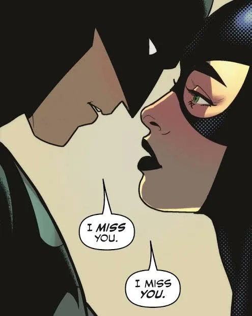 TheBatHome's tweet photo. What's your favorite moment of Bruce and Selina being affectionate with each other? https://t.co/CEVaqKPNn3