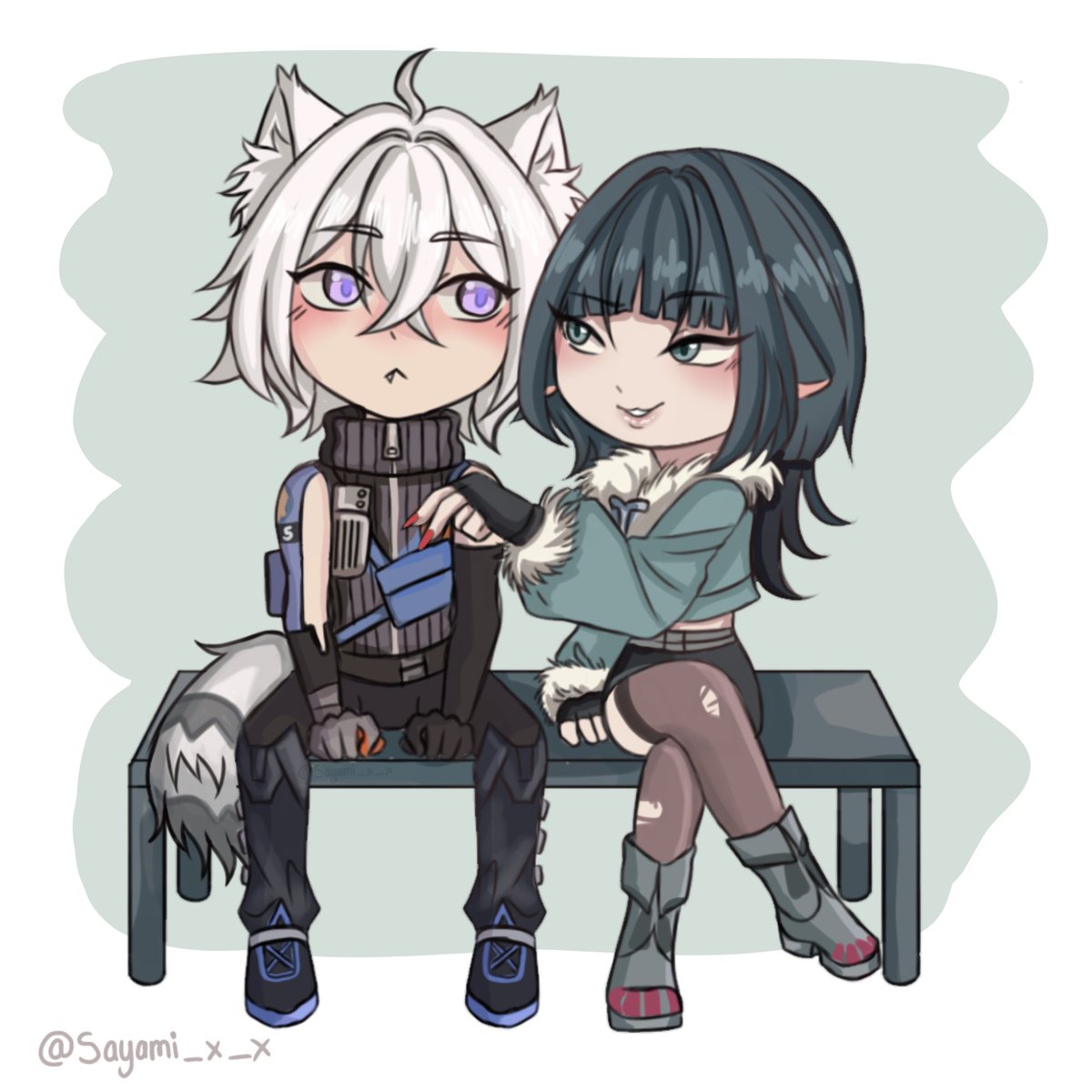 Sayami_x_x's tweet photo. Regreseeeee, no mori.

Seth x jane. Rico rico

#sethzzz #janedoe #dibujodigital #zzz #ZZZFananart https://t.co/SSCT22hLtg