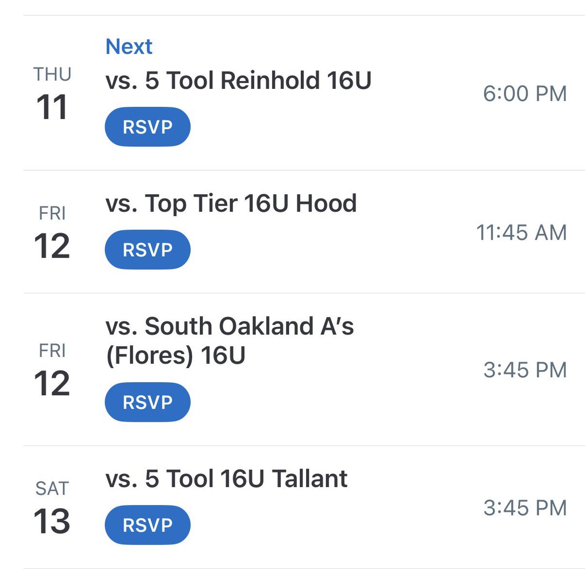 MetroStars27_28's tweet photo. This weeks starting rotation at 
@ExposedatGrands 

G1:@JaggerBilly14 @ Mott CC
G2:@nick_florio26 @ Madonna 
G3: @Matthew_m15bob @ DCC JV field
G4: @adivpatel_2027 @ Anderson HS https://t.co/KoOTjtfmDD