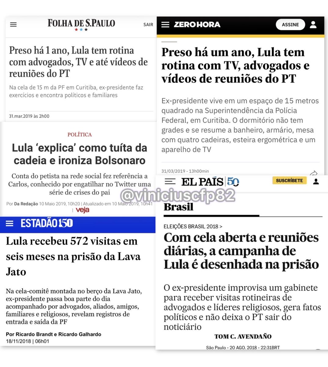 viniciuscfp82's tweet photo. Alguém poderia me explicar, juridicamente, por que com Bolsonaro não é assim como foi com Lula? https://t.co/mInC2WFZWp