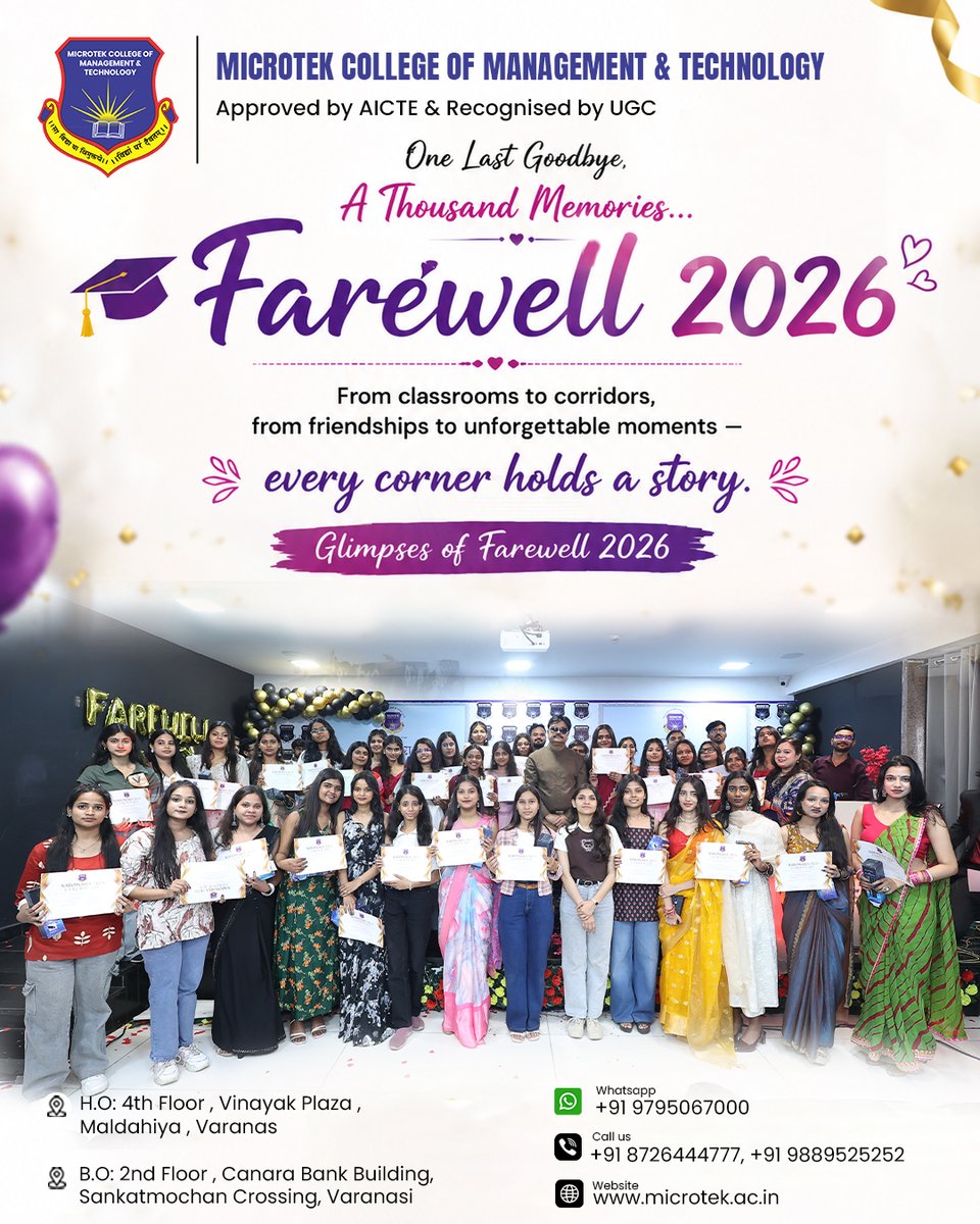 Microtek College Of Management & Technology, Vns (@MicrotekClg_Vns ...