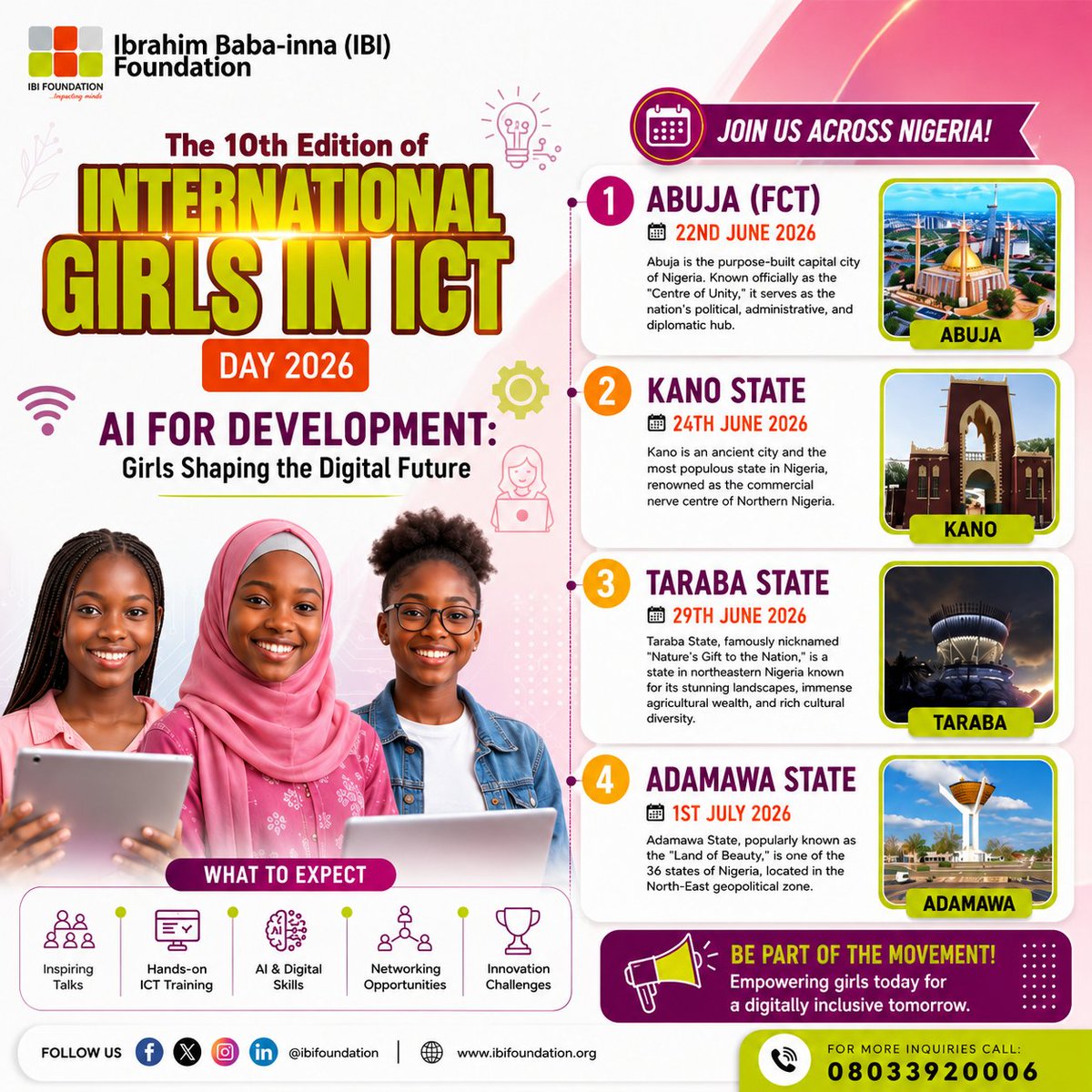 FoundationIbi's tweet photo. 💡 Every Girl Has the Power to Change the World Through Technology.

A future software engineer. A future AI expert. A future cybersecurity specialist. A future tech entrepreneur.

The next generation of innovators is already here.

#ibifoundation
#Foundationibi
#girlsinict2026 https://t.co/UYDmAY20gB