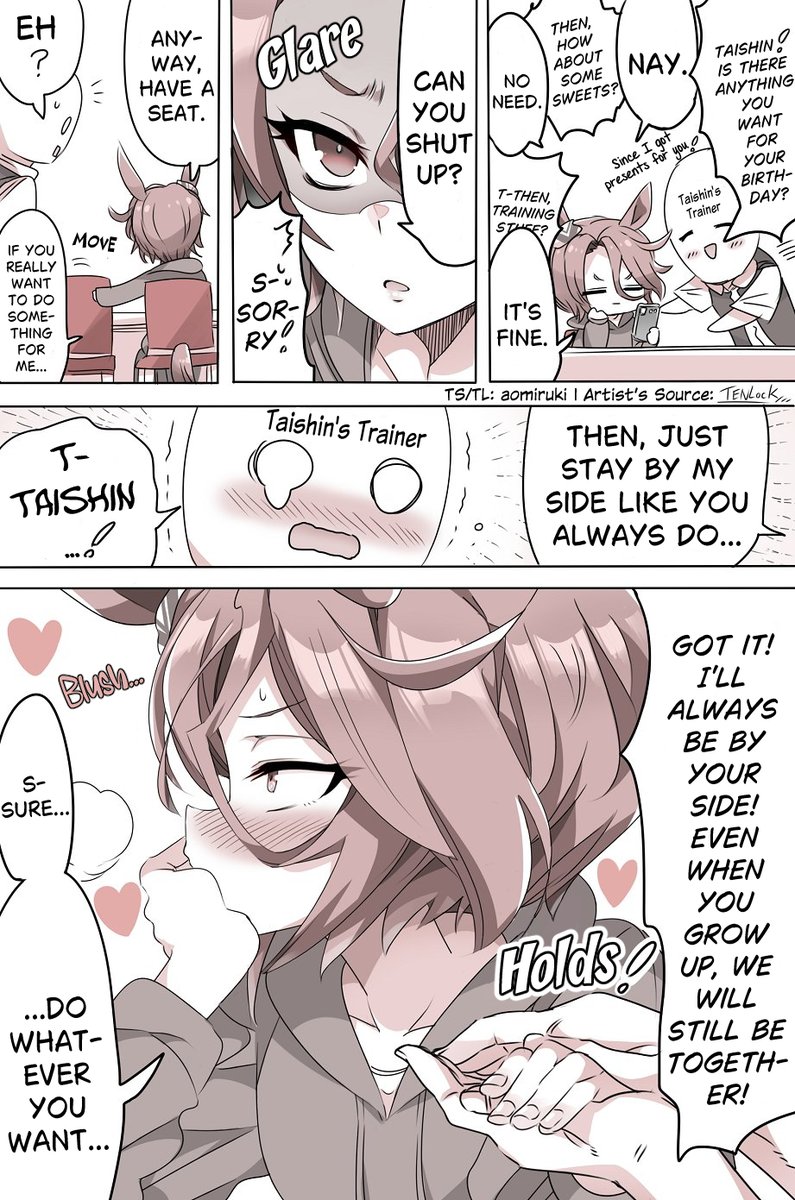 aomiruki's tweet photo. English Translations, please check the second image for caption translations.
Last but not least in the birthday line!
#ナリタタイシン生誕祭2026 #ナリタタイシン誕生祭2026 #ナリタタイシン #ウマ娘 #umamusume #UmaTranslations #ウマ娘英訳 https://t.co/weKpzhJvlB
