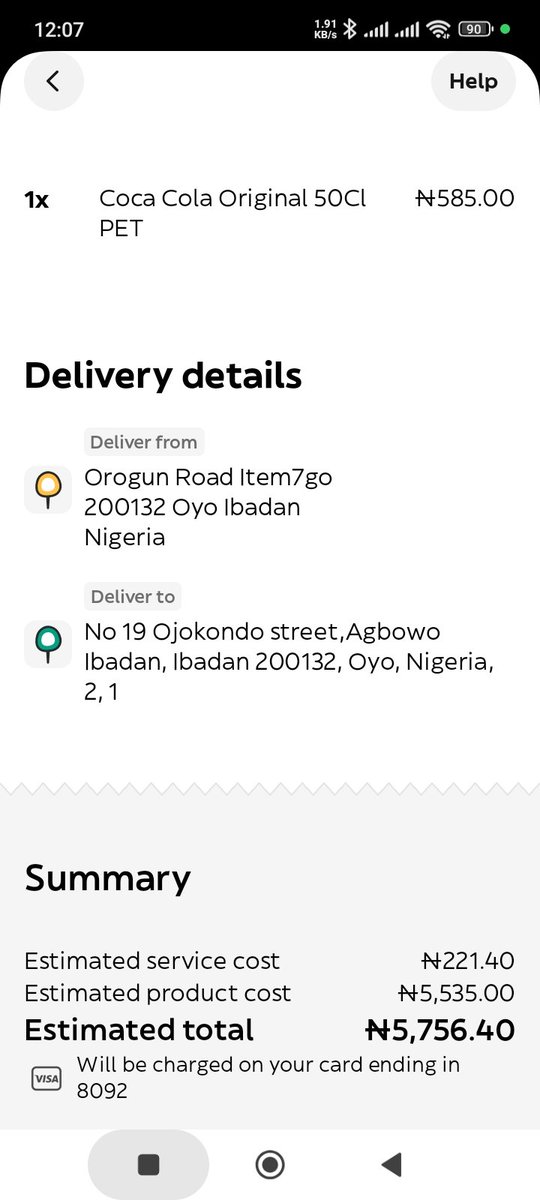 0x_Ifeomaaa's tweet photo. Got my @RedotPay virtual today and made my first purchase on Glovo

Card works for both local and international transactions and payment was smooth and fast too

Thank youu @heisfeezy and @InsideDHive https://t.co/AnYBg7KmMY