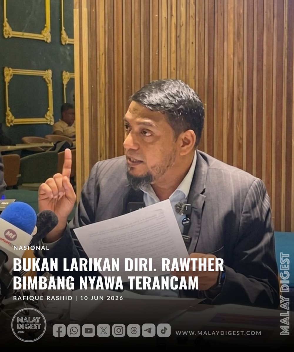 malaydigest's tweet photo. Yusof tidak berniat untuk melarikan diri daripada proses undang-undang. Sebaliknya, telah memberikan arahan tegas untuk meneruskan pendengaran rayuan pihak pendakwaan yang dijadualkan pada 15 Jun 2026 di Mahkamah Rayuan.
BACA LANJUT: https://t.co/y70cKvhKcO https://t.co/eWEMvj9aaa