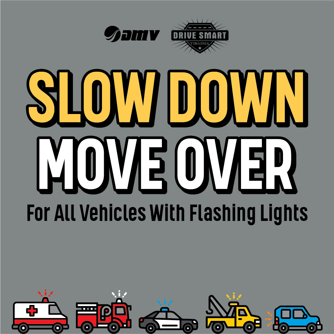 DriveSafeHR's tweet photo. When you see flashing lights on the highway, remember to move over! 🚗💨 It's not just a law; it's a way to protect our heroes on the road. If you can’t move over safely, slow down. Let’s keep our communities safe! #SlowDownMoveOver https://t.co/e6XjKQ6EPy