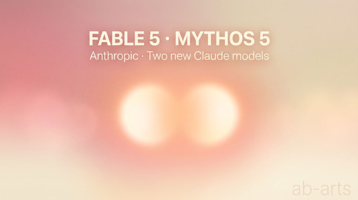 abarts3d's tweet photo. Aujourd'hui, Anthropic publie Claude Fable 5 et Claude Mythos 5. Les deux dépassent GPT 5.5 et Gemini 3.1 Pro sur la plupart des évaluations. Fable 5 atteint 80,3 % en codage agentique, douze points devant son concurrent direct.

https://t.co/tZFnVerjwZ https://t.co/BigRHH393U