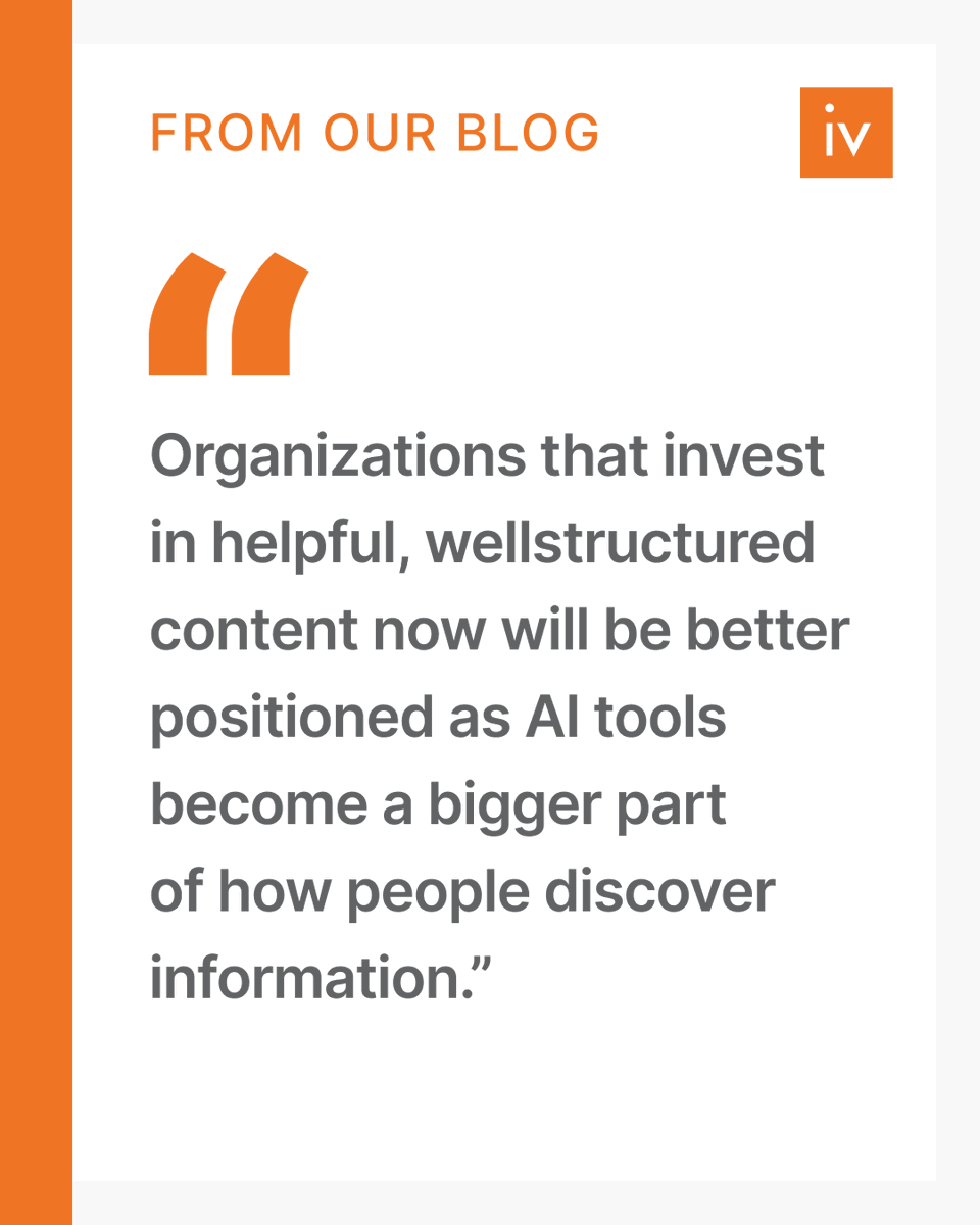 ivinteractive's tweet photo. Search is changing, and so is how your audience finds information. As AI-driven tools reshape discovery, content needs to be clearer, more structured, and built to answer real questions. Here’s what that means for your strategy: https://t.co/zfPbsVy0Rj https://t.co/LMCaire73Y