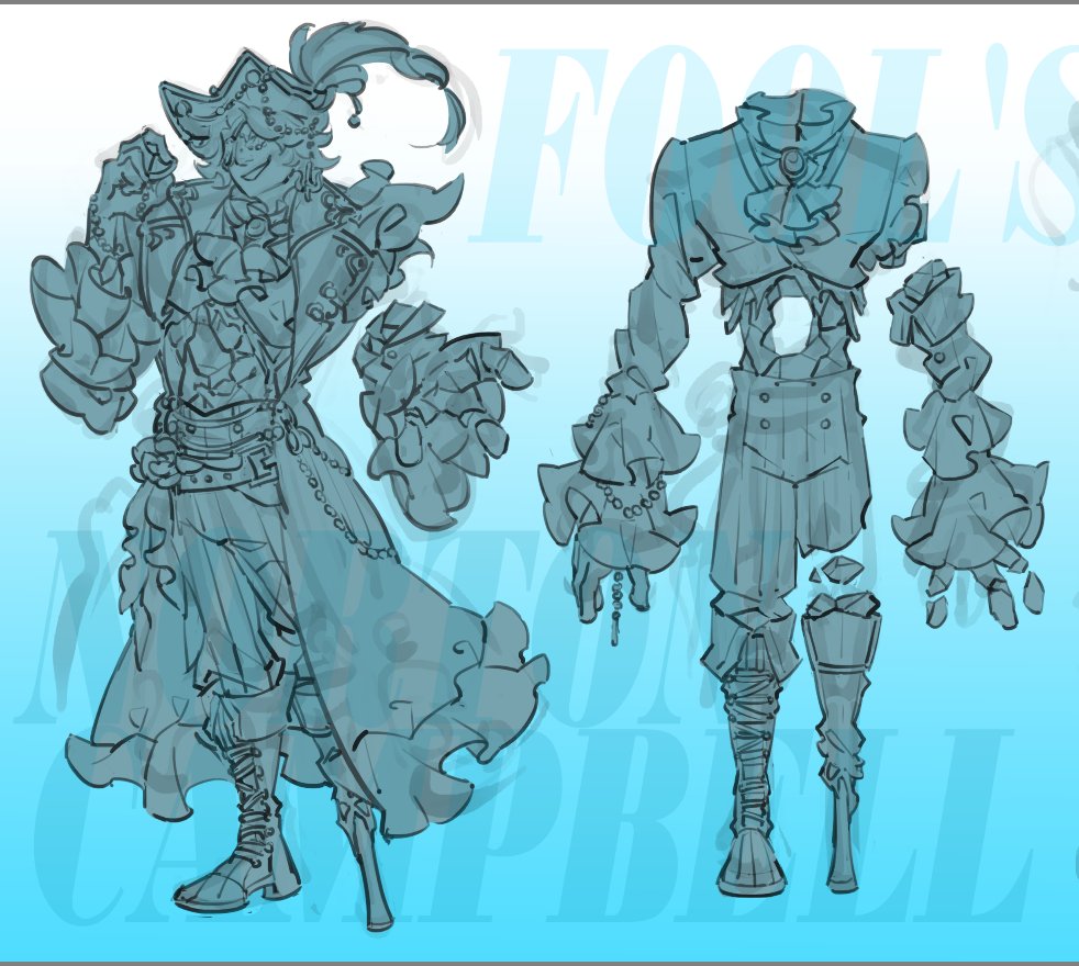 Ca11fish's tweet photo. anyone thought of fugo being a pirate...? honestly, this is one of the prettiest concepts I have ever done 😳
#探鉱者 #第五人格 #identityv #idv https://t.co/WufEaG0kCv