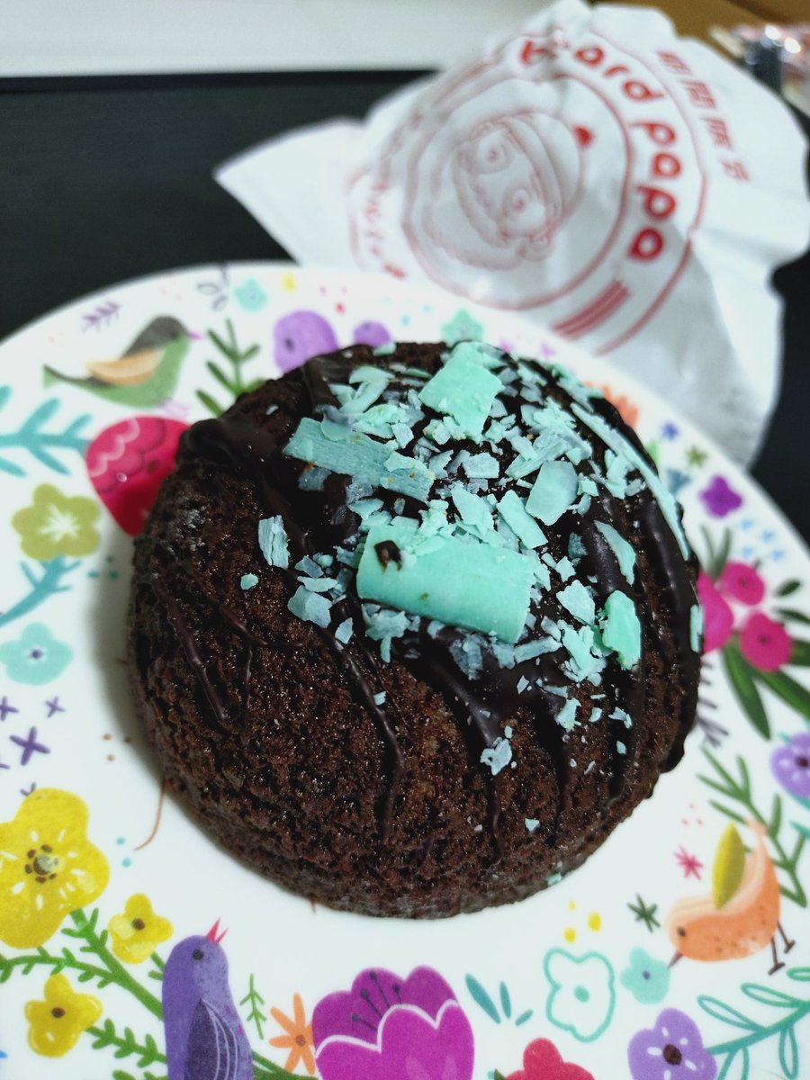 q_od's tweet photo. 今日のおやつ
パパチョコミント https://t.co/zP3thag9w9