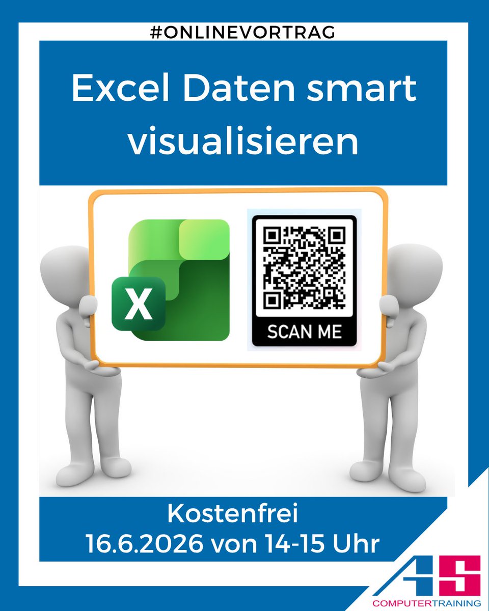 ascomputer81671's tweet photo. 📊 Verwandeln Sie Zahlen in klare Aussagen – mit überzeugenden Visualisierungen in #Excel.
Sichern Sie sich Ihren Platz im kostenfreien Online-Vortrag am 16. Juni, 14–15 Uhr. ⏱️
Praxisnah, kompakt und direkt umsetzbar
https://t.co/hyDaakmjvl
#Datenvisualisierung #ratundschulung https://t.co/SEWuzH7j52