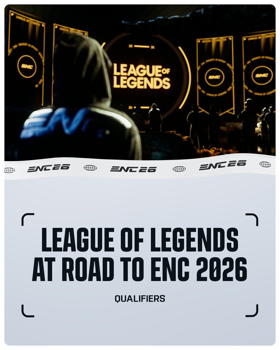 ENC_EN's tweet photo. League of Legends qualifiers incoming! Check this thread for info. https://t.co/CArzRSRZ0W