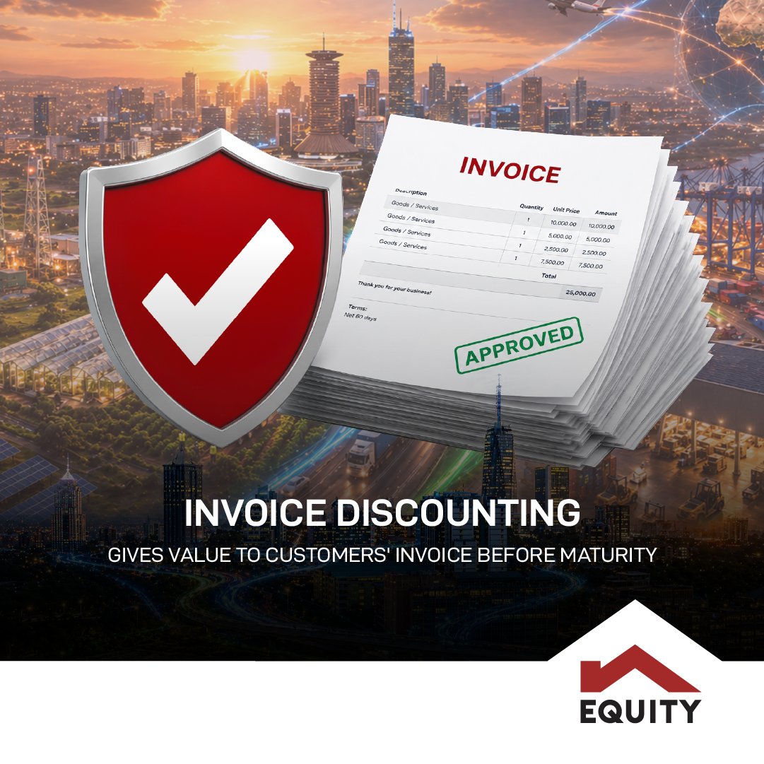 KeEquityBank's tweet photo. Empowering Africa’s businesses and markets through seamless, client-centric financial solutions.

From cross-border banking and international payments to trade finance, treasury solutions, and working capital support, Equity Group is connecting Africa to the world and the world to Africa.

Get Started Today: https://t.co/eK7dukYjUL

#EquityBank #TradeFinancing