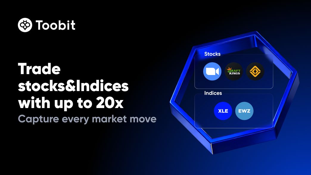 Toobit_official's tweet photo. 🚨New listing alert!🚨
Trade New Stock Futures: #ZMUSDT, #DKNGUSDT, #RIVNUSDT, #XLEUSDT, #EWZUSDT with up to 20x leverage on #Toobit! 

Learn more▶️ https://t.co/WFCPc7V7tE

#ToobitFutures https://t.co/vjQEokGNYV