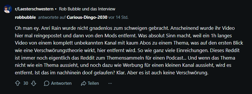 MortMcNamara's tweet photo. Selbst #LeFloid findet den Lästerschwestern Reddit 💩 😄

Aber interessant, dass Deepfake Porno Anfragen stehen bleiben, aber Videos von kleinen Youtubern gleich gelöscht werden, weil die nichts wert sind oder bloß Werbung machen wollen ;) 

#RobBubble https://t.co/Iq4lB8IgUi