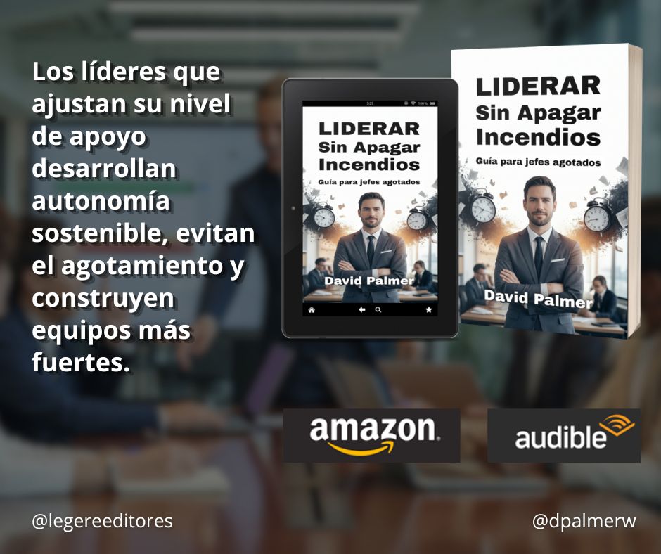 DavidPalmerw's tweet photo. Delegar no es soltar o controlar. Es ajustar tu nivel de apoyo según cada persona y tarea. Así desarrollas autonomía sin convertirte en el cuello de botella. #Liderazgo #Delegacion Más en mi libro “Liderar Sin Apagar Incendios” https://t.co/BtT9HPPARE https://t.co/KausPrf5yR