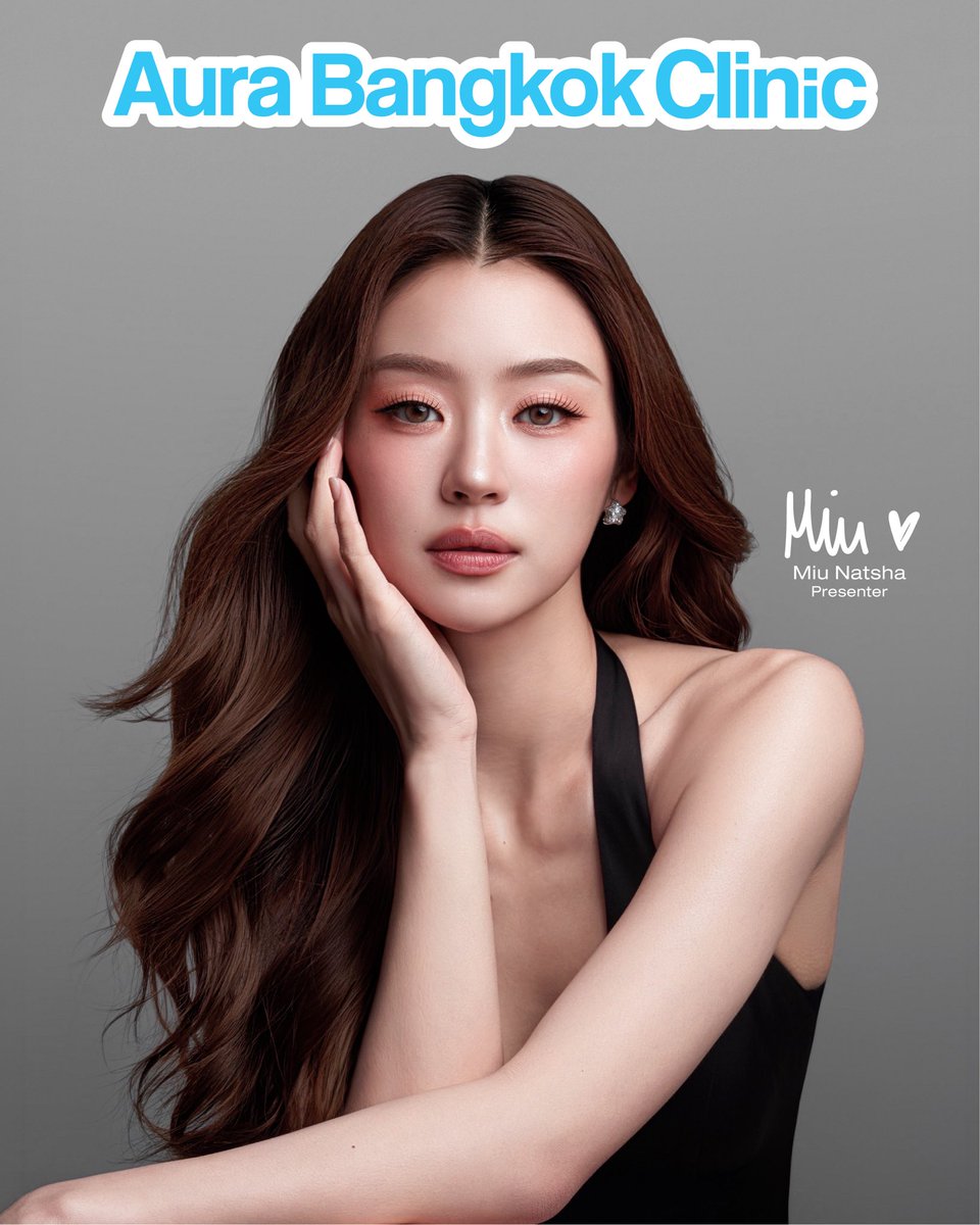 aurabangkok's tweet photo. เปิดตัว #ลีน่าหมิว พรีเซนเตอร์ Aura Bangkok Clinic คู่ใหม่ล่าสุด🩵
 
2 สาวออร่านิยามของผิวสวย
โกลว์ใส สุขภาพดี มีออร่า✨
 
พร้อมติดตามกิจกรรมสุด Exclusive
และเซอร์ไพรส์เร็วๆนี้👀
 
#ลีน่าหมิวหน้าผิวออร่า
#AuraBangkokClinicxLenaMiu
#OurJourneytoAura
#LenaMiu #หมิวณัชชา
#ลีน่าลลินา https://t.co/qWzGklKL7J
