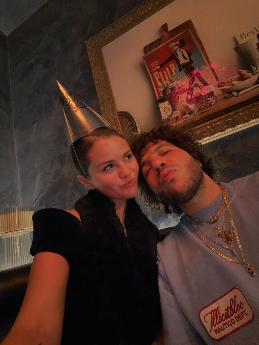 WorldwideSelG's tweet photo. Selena Gomez via Instagram: "distance means so little when someone means so much.... @itsbennyblanco mish you bb 💙" https://t.co/LAUJnv3eMS
