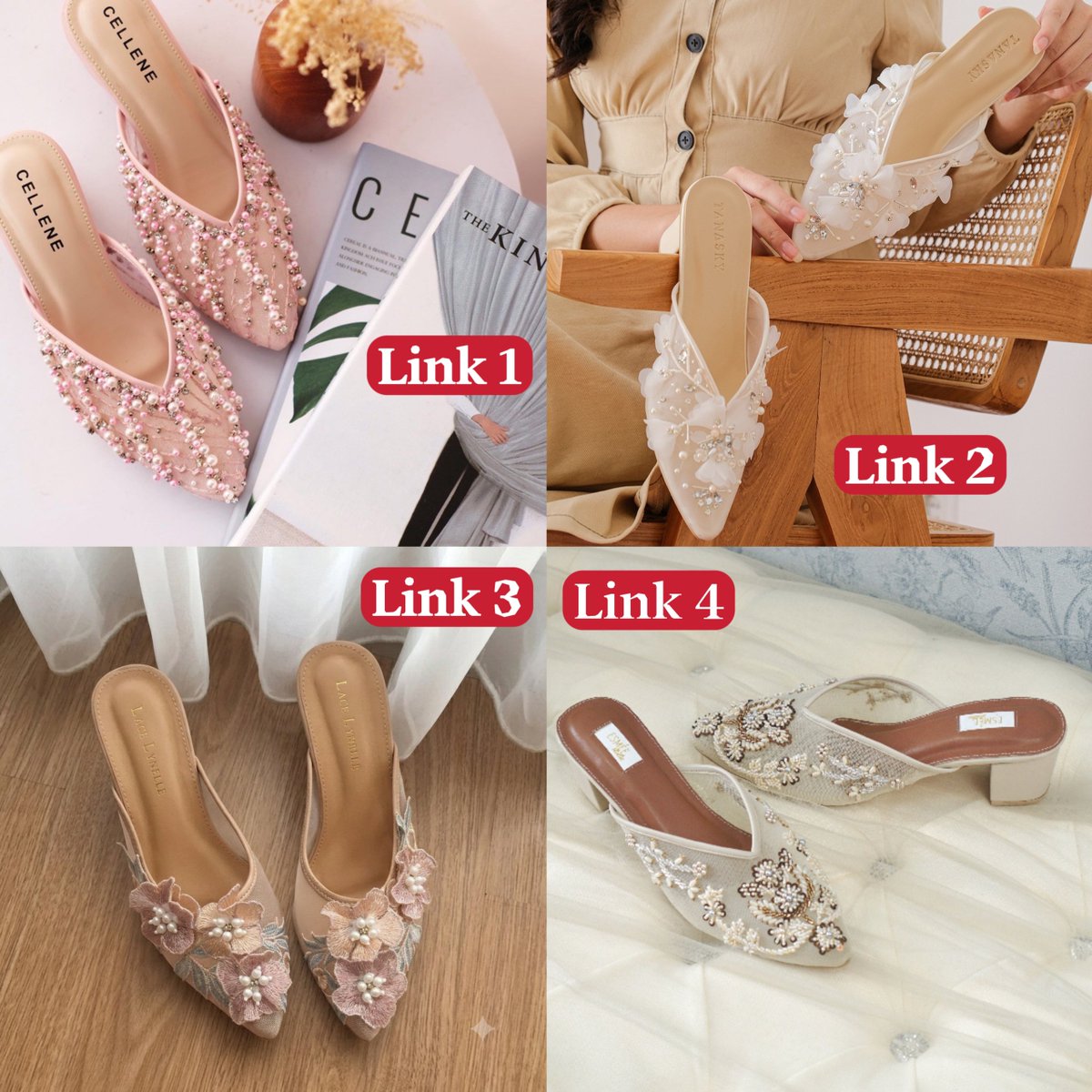 Dandelion_1102's tweet photo. Rekomendasi Heels Wedding 💖✨
Modelnya bener-bener cantik dan elegant banget diliat 👀💋
Link 1 : https://t.co/fUSoNfvA3v
Link 2 : https://t.co/OqdtkyP49E
Link 3 : https://t.co/Ae6GNgIRl1
Link 4 : https://t.co/2QOyCpMwJJ https://t.co/t4IwCNZZL4