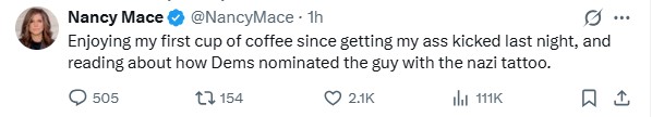 HapaCracker's tweet photo. Great, now I'm going to start seeing this attention wh*re with a (D) next to her name 🤦‍♂️ https://t.co/cJd8Rx48VX